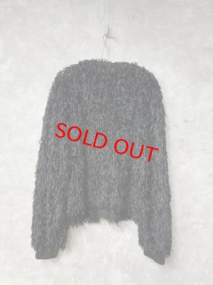 画像4: MakeYourDay　　ママとおそろいシャギーカーディガン　大人サイズ　BLACK (4)