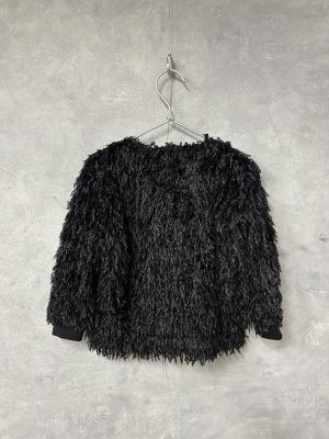 画像3: MakeYourDay　　ママとおそろいシャギーカーディガン　　BLACK (3)