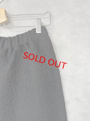 画像2: YARRA 　ウールブレンドジャカードパンツ　　99；ブラック　FREE (2)