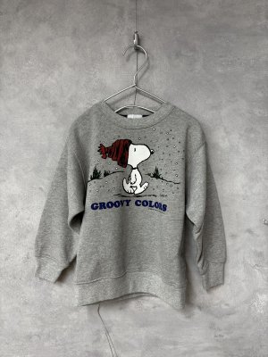 画像1: 2025秋冬　GC　  ウラケ SNOW SNOOPY スウェット　　3；グレー (1)