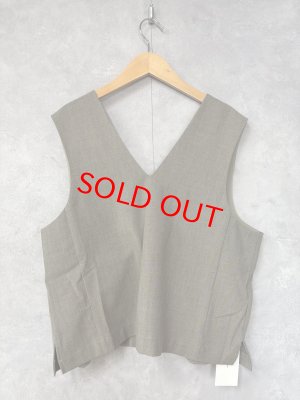 画像4: doux bleu　2WAY Vネック　ベスト  　80；グレー　サイズ；FREE (4)