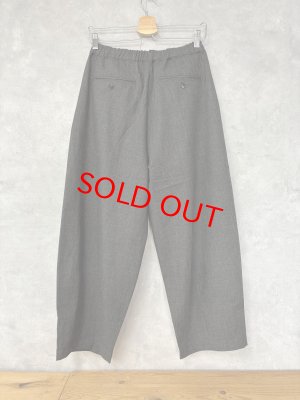 画像4: doux bleu　タックボリュームパンツ  　99；ブラック　サイズ；FREE (4)