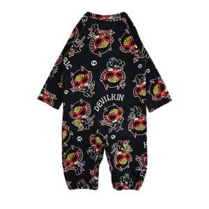 画像2: MY FIRST HYSTERIC DEVILKIN総柄 2WAYALL  14;ブラック系  サイズ;FREE(60-70cm)  (2)