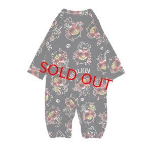 画像2: MY FIRST HYSTERIC　DEVILKIN総柄 2WAYALL　　14；ブラック系　　サイズ；FREE(60-70cm)　 (2)