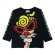 画像1: MY FIRST HYSTERIC　ANGEL MINI 羽付き 長袖Tシャツ　　10；ブラック (1)