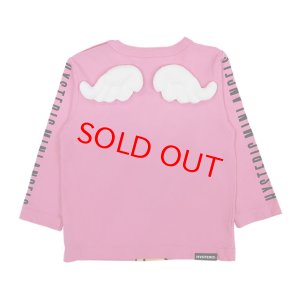 画像2: MY FIRST HYSTERIC ANGEL MINI 羽付き 長袖Tシャツ  25;ピンク (2)