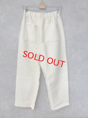 画像4: YARRA 　ウールブレンドジャカードパンツ　　02;アイボリー　　　FREE (4)