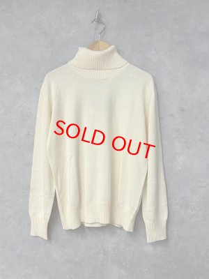 画像1: MakeYourDay　　タートルセーター　カラー:アイボリー  (1)