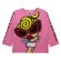 画像1: MY FIRST HYSTERIC　ANGEL MINI 羽付き 長袖Tシャツ　　25；ピンク (1)