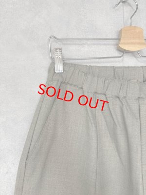 画像2: doux bleu　タックボリュームパンツ  　80；グレー　サイズ；FREE (2)