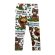 画像2: MY FIRST HYSTERIC　SEEK A BABY BEAR総柄 10分丈 レギンス　　04；ホワイト系 (2)