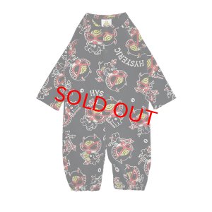 画像1: MY FIRST HYSTERIC　DEVILKIN総柄 2WAYALL　　14；ブラック系　　サイズ；FREE(60-70cm)　 (1)