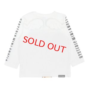 画像2: MY FIRST HYSTERIC ANGEL MINI 羽付き 長袖Tシャツ  00;ホワイト (2)