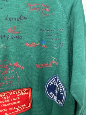 画像4: 2025秋冬 DENIMDUNGAREE  ウラケ ゾウPT スウェット  8;グリーン (4)