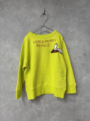 画像1: 2025秋冬　DENIMDUNGAREE　  ウラケ SNOOPY SLEEP スウェット　　10；黄 (1)