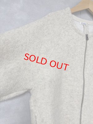 画像4: 2025AW　セビアンフェ　　ウールミックスジップカーディガン　　40；IVORY　　 サイズ:1 (4)