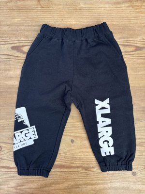画像1: XLARGE KIDS　ビッグOG＆ロゴスウェットパンツ　80；クロ (1)