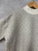 画像2: NATURAL LAUNDRY 　 キルトリブモックプルオーバー　　910；杢グレー　　サイズ2 (2)