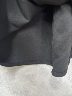 画像3: 2025秋冬   nunuforme  メルトン スカート  BLACK   (3)