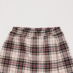 画像3: X-girl Stages  フロッキーBOXロゴ長袖Tシャツ&スカショーパンセット  10;アカ (3)