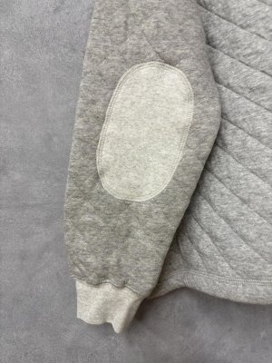 画像4: NATURAL LAUNDRY   キルトリブモックプルオーバー  910;杢グレー  サイズ2 (4)