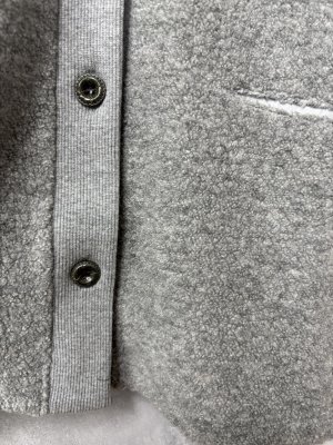 画像2: 2025AW セビアンフェ  ウールミックスカーディガン 20:gray サイズ:1 (2)