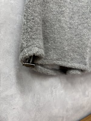 画像2: 2025AW セビアンフェ  ウールミックスベスト  20:gray サイズ:1 (2)