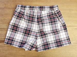 画像9: X-girl Stages  フロッキーBOXロゴ長袖Tシャツ&スカショーパンセット  10;アカ (9)