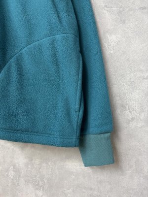 画像4: NATURAL LAUNDRY   フリーススタンドジップカーディガン 540;ブルー系  サイズ2 (4)