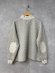画像3: NATURAL LAUNDRY 　 キルトリブモックプルオーバー　　910；杢グレー　　サイズ2 (3)