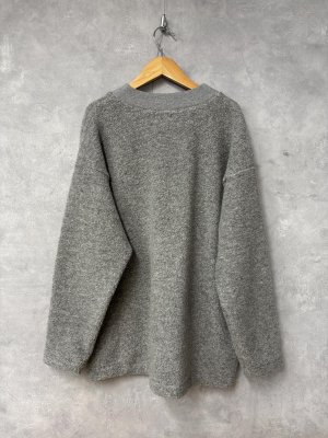 画像3: 2025AW セビアンフェ  ウールミックスカーディガン 20:gray サイズ:1 (3)