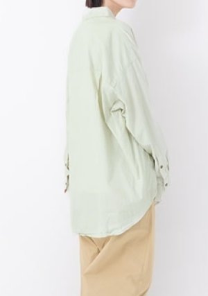 画像2: Veritecoeur        ユニセックスシャツ     MINT GREEN (2)