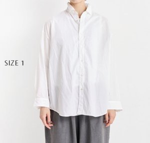 画像1: Veritecoeur        ユニセックスシャツ     WHITE (1)