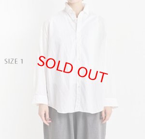 画像1: Veritecoeur        ユニセックスシャツ     WHITE (1)