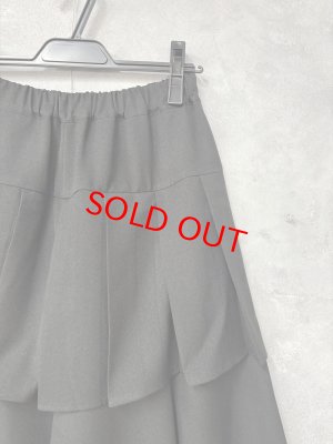 画像2: gomme　　スカートパンツ　3；ブラック　　サイズ；M (2)