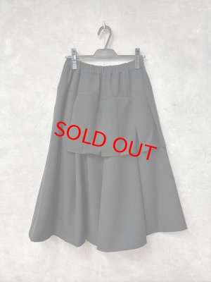 画像1: gomme　　スカートパンツ　3；ブラック　　サイズ；M (1)