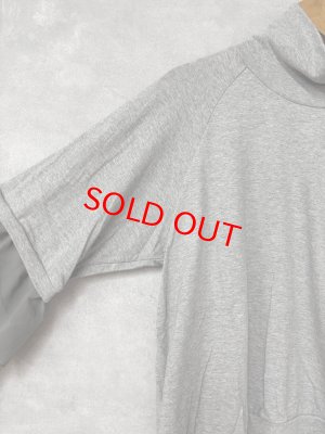 画像3: gomme　　ハイネックフリル袖カットソー　1；グレー　サイズ；M (3)