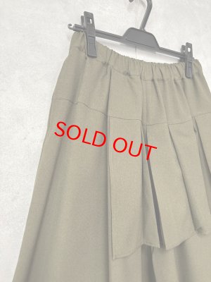画像3: gomme　　スカートパンツ　1；カーキ　　サイズ；M (3)