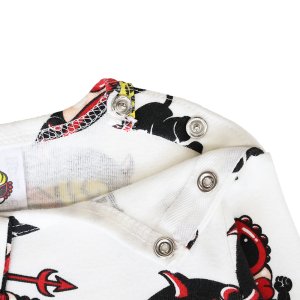 画像3: MY FIRST HYSTERIC　DEVILKIN 長袖ロンパース セット　　　14；ブラック系 (3)