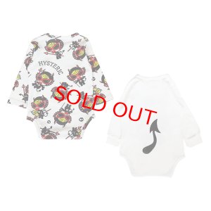 画像2: MY FIRST HYSTERIC　DEVILKIN 長袖ロンパース セット　　　04；ホワイト系 (2)