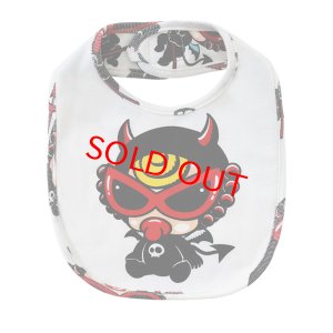 画像1: MY FIRST HYSTERIC　DEVILKIN総柄 RV スタイ　　04；ホワイト (1)