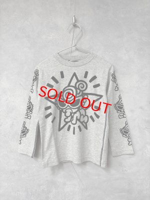 画像1: Hystericmini　POP MINI 長袖Tシャツ   18；グレートップ (1)