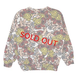 画像2: Hystericmini　MINI DOLL総柄 裏毛トレーナー　　19；グレー系 (2)