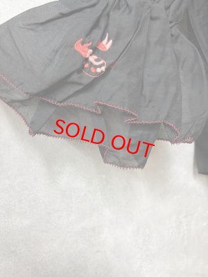 画像2: 2025秋冬　MARET(マレ) 　スカ刺繍プルオーバ　　2；黒　サイズ；F (2)