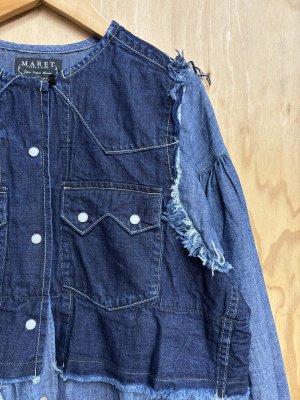 画像2: 2025秋冬　MARET(マレ) 　ドッキングワンピース　4；紺 (2)