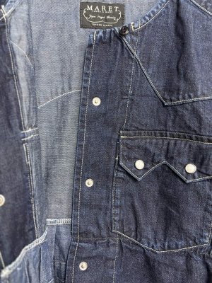 画像5: 2025秋冬　MARET(マレ) 　ドッキングワンピース　4；紺 (5)