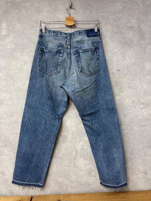 画像5: 2025秋冬　MARET(マレ)  セルビッチデニムキルトリメイク5Pパンツ    14;ブルー (5)