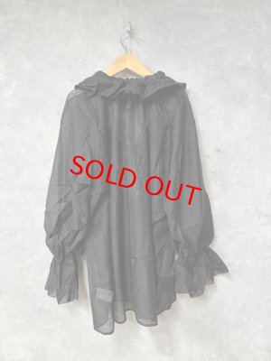 画像3: 2025秋冬　MARET(マレ) 　スカ刺繍プルオーバ　　2；黒　サイズ；F (3)