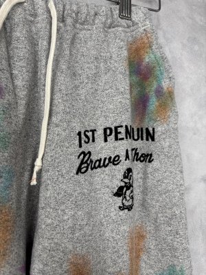 画像2: 2025秋冬　DENIMDUNGAREE　　ビンテージウラケ カラフル ハンドダイ PENNIE PN　3；グレー (2)