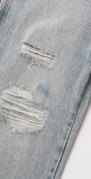 画像4: Lovetoxic  【【ベーシック】デニムオーバーオール 　　53；サックス (4)